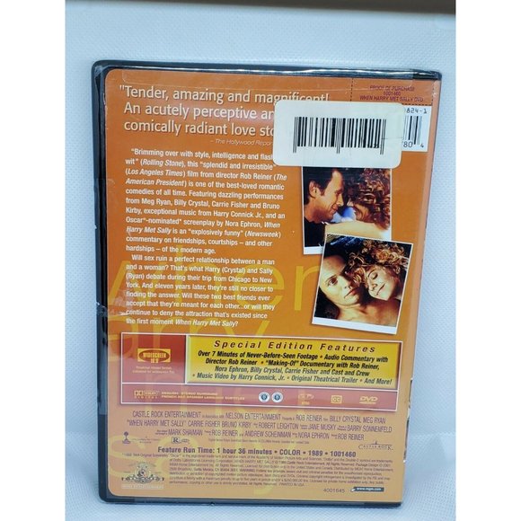 When Harry Met Sally DVD Special Edition Widescreen Billy Crystal (NEW/SEALED) - Picture 5 of 9